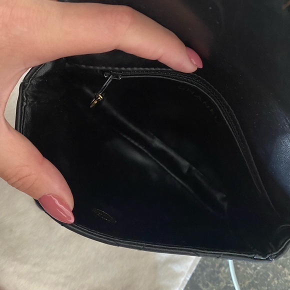 SOLD !Authentic CHANEL Leather Waist (Belt) Bag - Picture 7 of 17